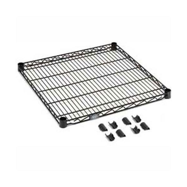 Nexel Black Epoxy Shelf, 14 x 30 S1430B - main